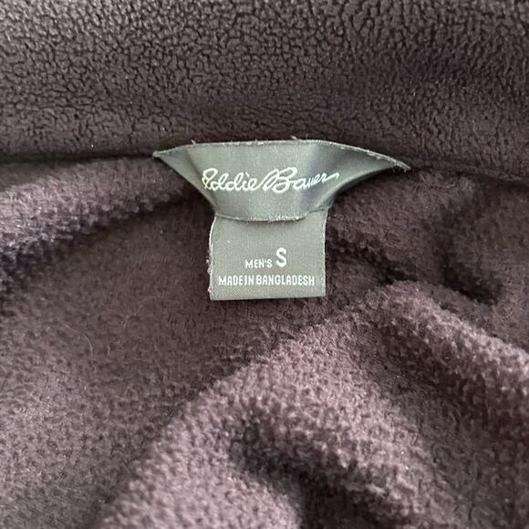 Eddie Bauer Purple Quarter Zip Fleece Pullover Size Small - Picture 7 of 10